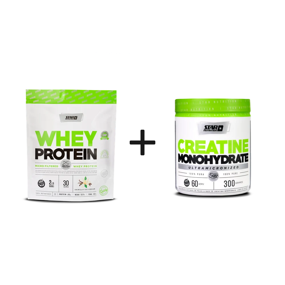 Proteína + Creatina (Whey Protein + Creatine Monohydrate)